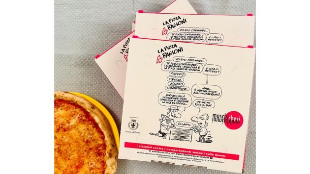 «Vorrei una quattro ragioni», la pizza contro la violenza di genere 