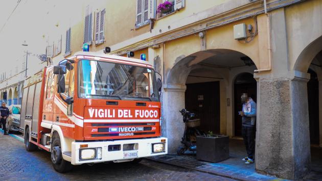 borgo delle colonne  incendio 