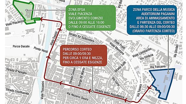 Agricoltori in corteo, viabilità «sottosopra»