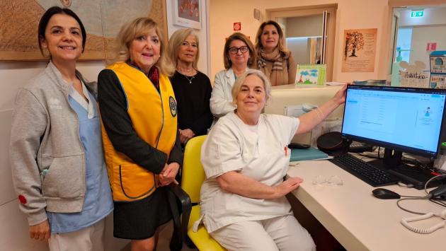 Donazione all’Oncoematologia pediatrica del Maggiore dal Lions Club Parma Maria Luigia