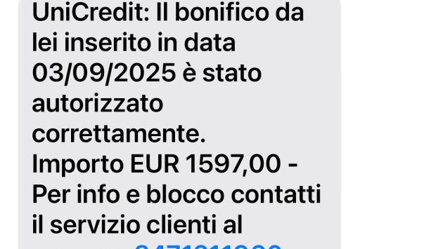 Truffatori sempre al lavoro: attenti all'sms del bonifico