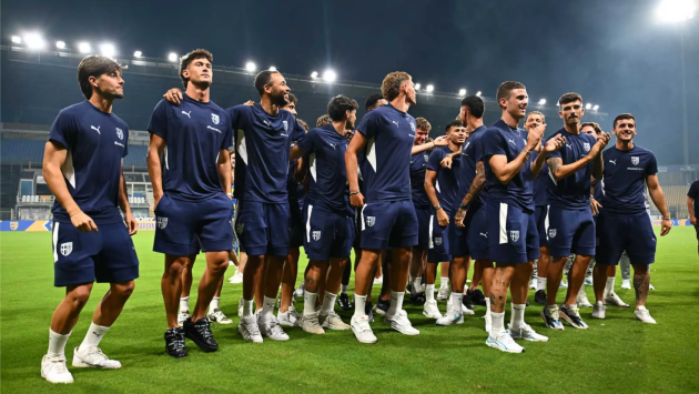 LA PRIMA SQUADRA MASCHILE SI PRESENTA ALLA COMUNITÀ DI COLLECCHIO