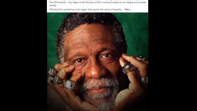 Addio alla leggenda del basket Bill Russell, l'uomo più vincente in Nba della storia
