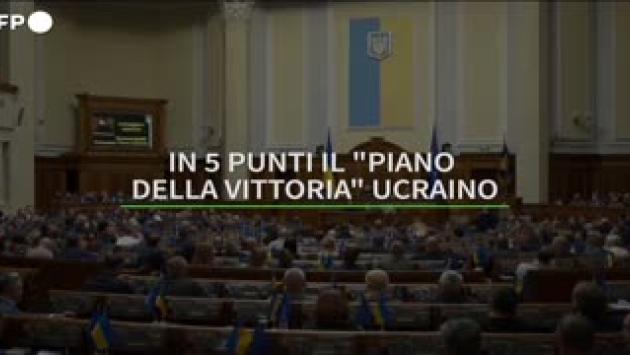 In 5 punti il "Piano della vittoria" ucraino