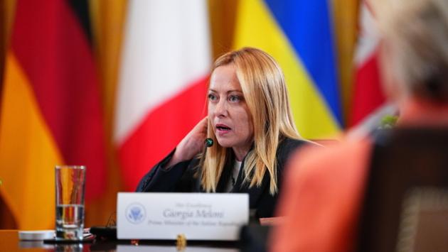 Meloni ai Volenterosi, l'Italia non invierà truppe a Kiev
