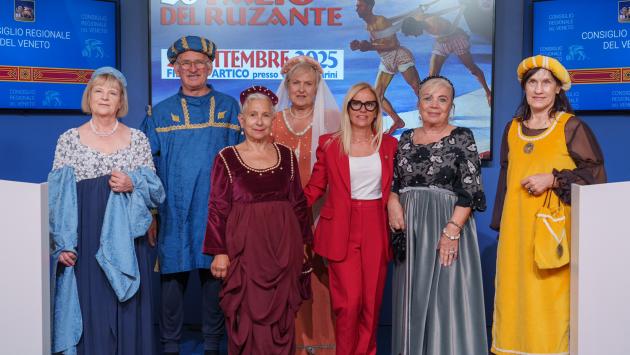 Comunicato Stampa: CRV - Presentata in Consiglio regionale del Veneto la 20esima edizione del Palio del Ruzante