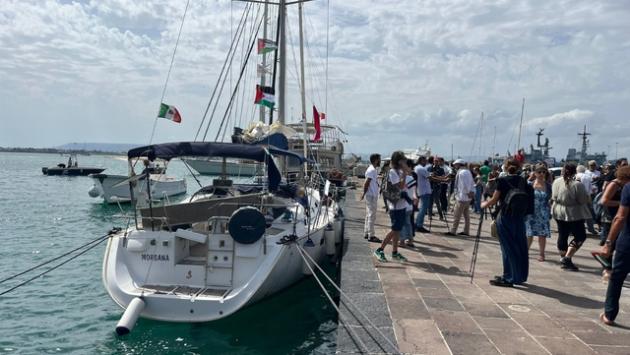 Barche Flotilla, partiremo nelle prossime ore da Siracusa