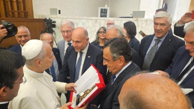 Una delegazione dell'Unione Nazionale Pro Loco da Papa Leone XIV