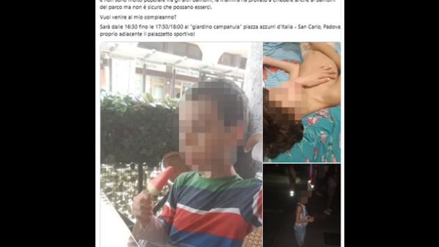 Bimbo autistico compie 10 anni,mamma invita tutta Padova a festa