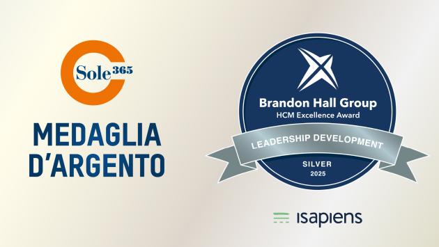 Comunicato Stampa: Sole365 conquista la Medaglia d’Argento con il progetto “Sole365 Capability Academy”