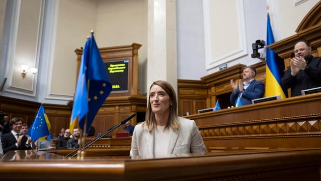 Metsola alla Rada, 'apriamo un ufficio del Pe a Kiev'