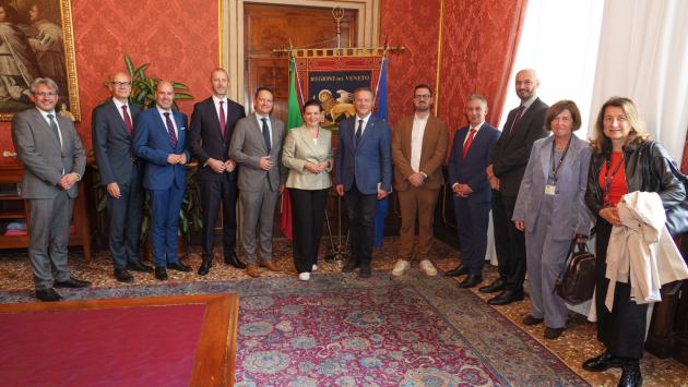 Comunicato Stampa: CRV - Presidente Consiglio Veneto, Ciambetti riceve delegazione della città di Norimberga