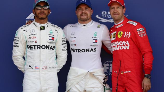 Bottas davanti a tutti in Spagna