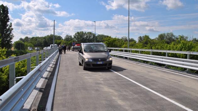 Riaperto a Torrile il ponte sulla Parma 