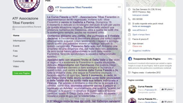 L'appello dai tifosi della Fiorentina: "Tutti a Parma per scongiurare un epilogo assurdo"