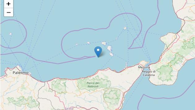 Scossa magnitudo 3.6 nel mare  di Pantelleria