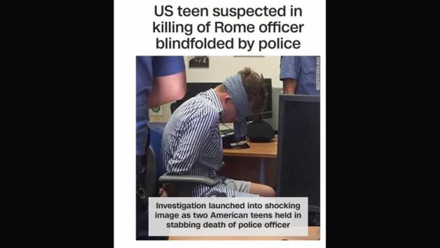 (Anche) sui media Usa la foto del ragazzo americano bendato in caserma, Cnn: 'Scioccante'