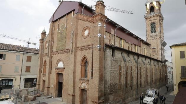 Riapre sabato il  duomo di Mirandola ferito dal sisma