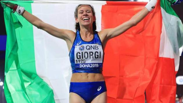 Atletica, prima medaglia italiana: Giorgi è bronzo nella 50 km donne