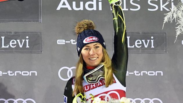 Shiffrin nella storia: vince lo slalom a Levi battendo il record di Stenmark 