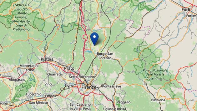 Terremoto: varie scosse al  Mugello la  più forte di 4,5