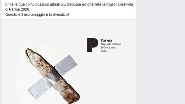 Da Parma a Miami, la risposta di Luca Soncini alla banana di Cattelan. E Guerra applaude