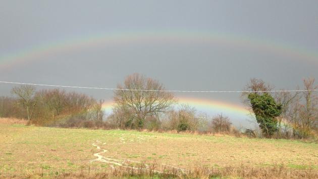 Arcobaleno a Scipione Ponte