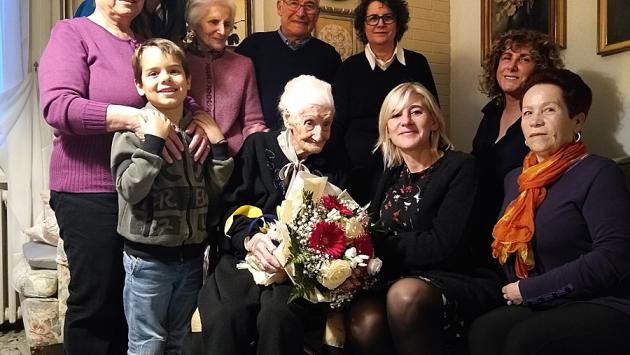 Corcagnano celebra Irma e i suoi 110 anni 
