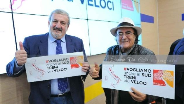 Al Bano testimonial alta velocità al Sud