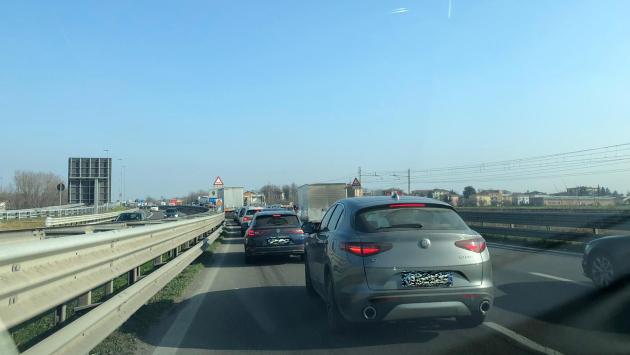 Tangenziale Nord, ancora lunghe code per i lavori