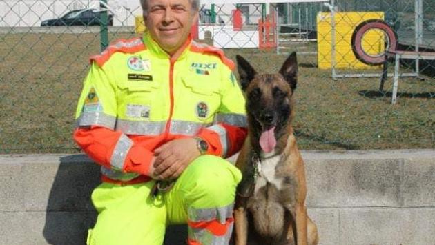 Langhirano, Augusto Gentile e l'unità cinofila hanno perso Nadir, cane soccorritore