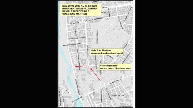 Da lunedì e fino al 13 marzo asfaltature nel quartiere Cittadella