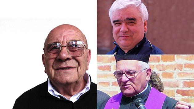 Padre Fausto, don Fermo e don Giacomo: addio a tre amatissimi pastori di anime
