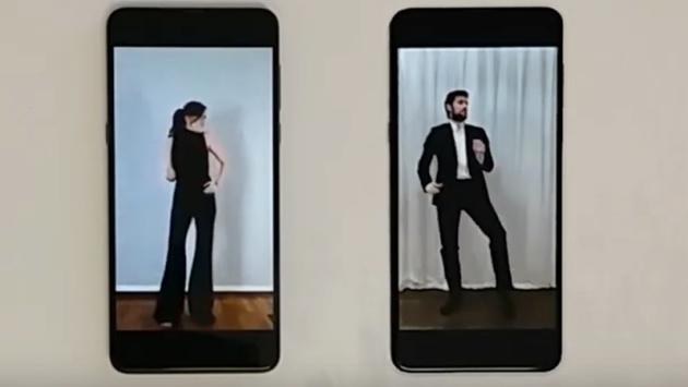 Ironici e virtuali (e benefici), Roberto Bolle e Virginia Raffaele tornano a ballare insieme  - Video 