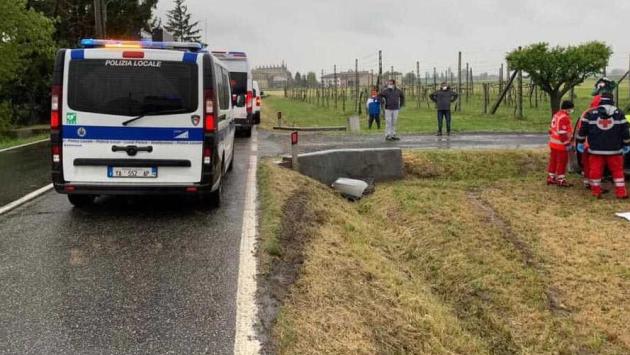 Grave incidente nel pomeriggio a Diolo