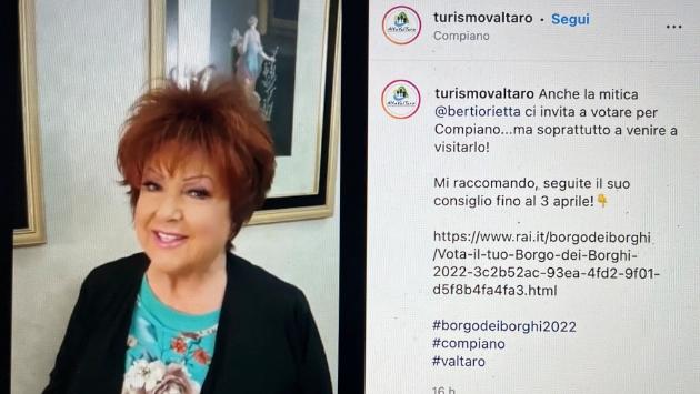 Borgo dei Borghi: per Compiano tifa anche Orietta Berti