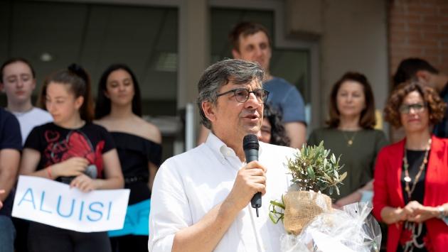 Il preside Aluisi Tosolini va in pensione: il saluto commosso al Bertolucci