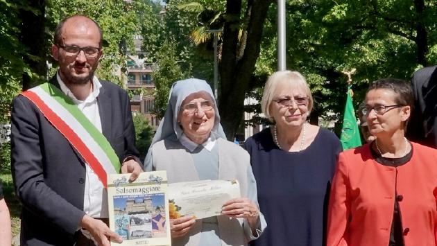 Salso premia Renata, la suora «sportiva»