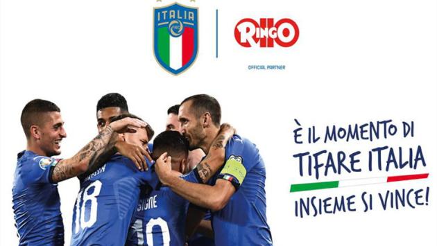 Ringo scende in campo con la Figc:   sarà “official partner” delle nazionali