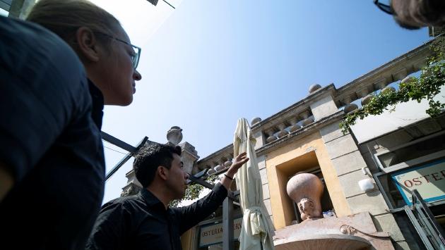 Piazza Ghiaia: dove piove di tutto