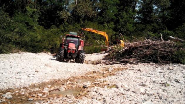 Salso, lavori nell'alveo: lo Stirone è più sicuro