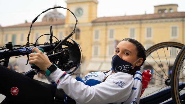 Il sogno di Veronica: «Gareggiare a Tokyo con la handbike