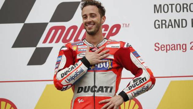 Infortunio alla spalla per Dovizioso durante una gara di motocross 