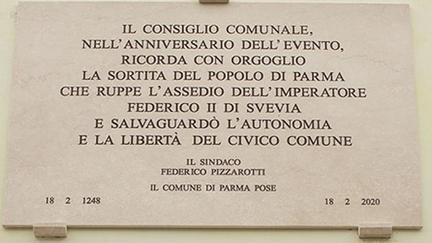 Corretta la lapide: Federico ritorna di Svevia