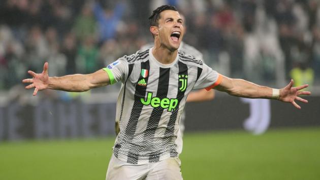 Doppietta di Cristiano Ronaldo,la Juventus batte la Lazio e vola a +8