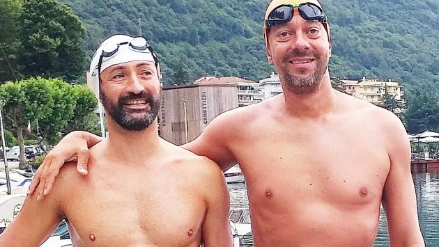 Altra impresa di Belletti: il giro del Lago d'Orta