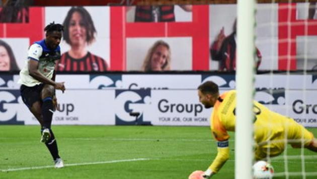 Il Milan ferma anche l'Atalanta: Zapata risponde a Calhanoglu