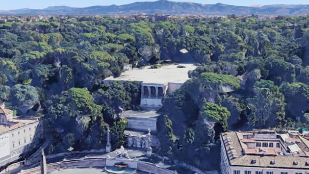 Precipita dal muro della terrazza del Pincio, ferita ragazza a Roma 