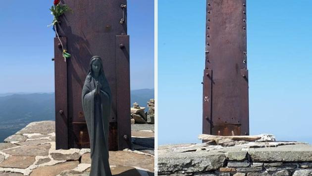 "Sparita" la Madonnina del Marmagna