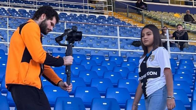 La malattia e la guarigione: per Nicole primo «ciak» al Tardini